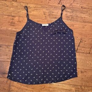 Babaton Navy Blue Camisole Moon Sleep Top Medium